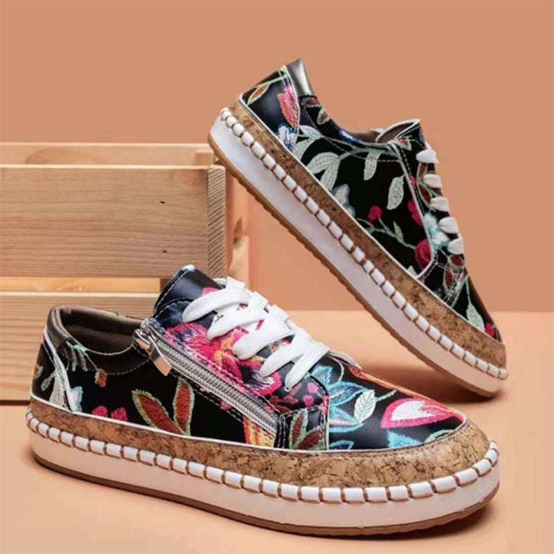 Marie-Caley Vibrant Floral Sneaker