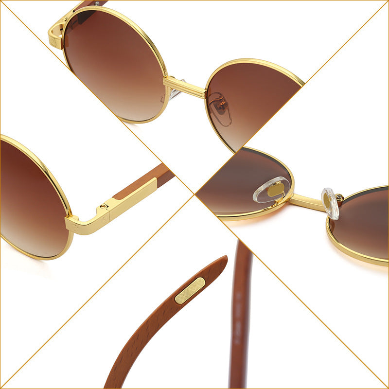 Vintique™ Retro Wood Sunglasses