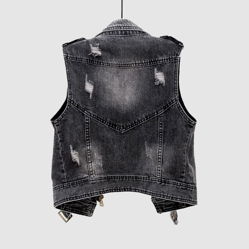 Izy Lynden Sleek Denim Vest