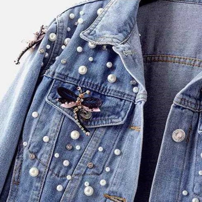 Fiona Edgy Denim Jacket