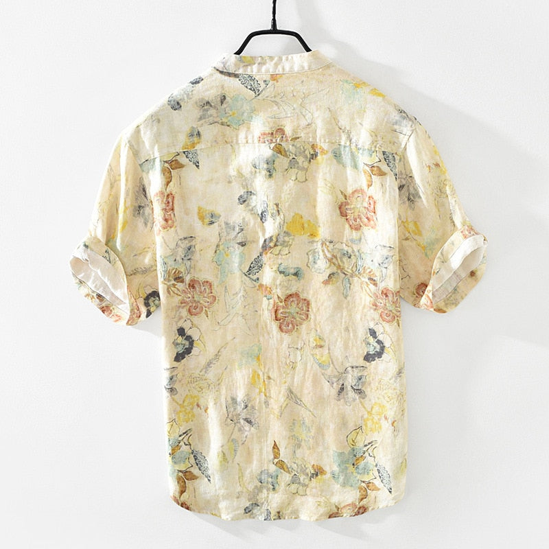 Jefferson Breathable Floral Linen Shirt