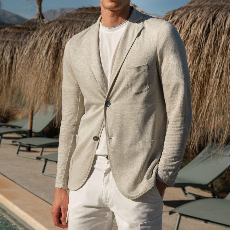 Jack Washington Linen Knitted Jacket