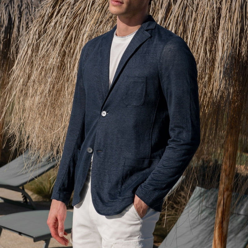 Jack Washington Linen Knitted Jacket