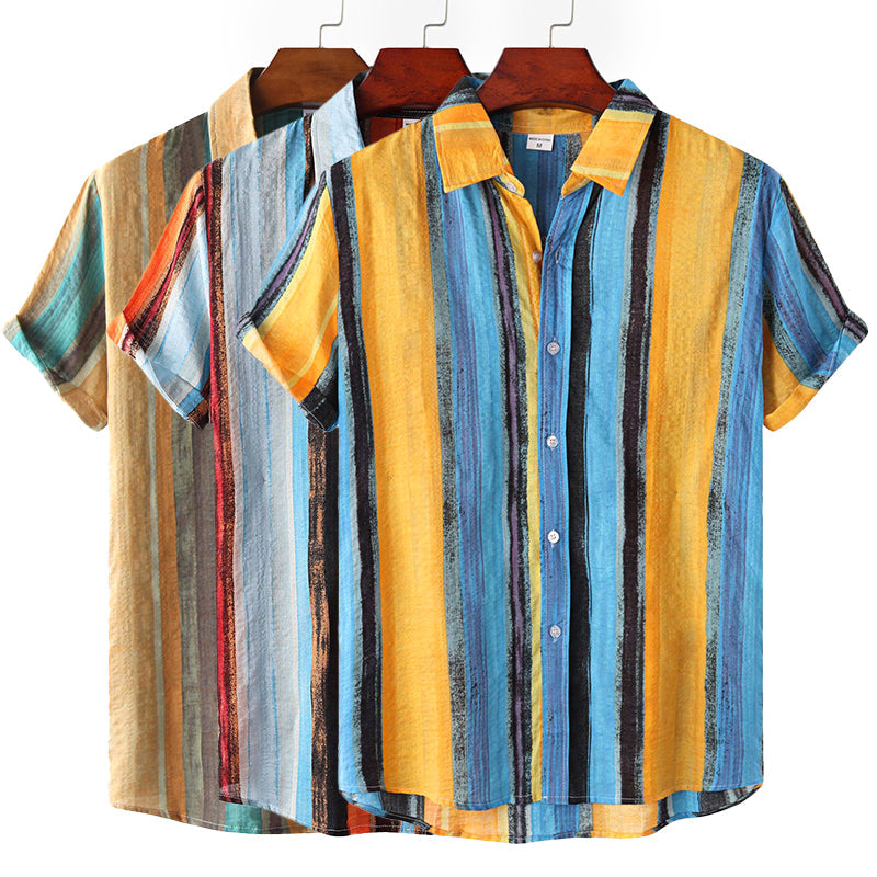 Vinizio Vibrant Linen Shirt