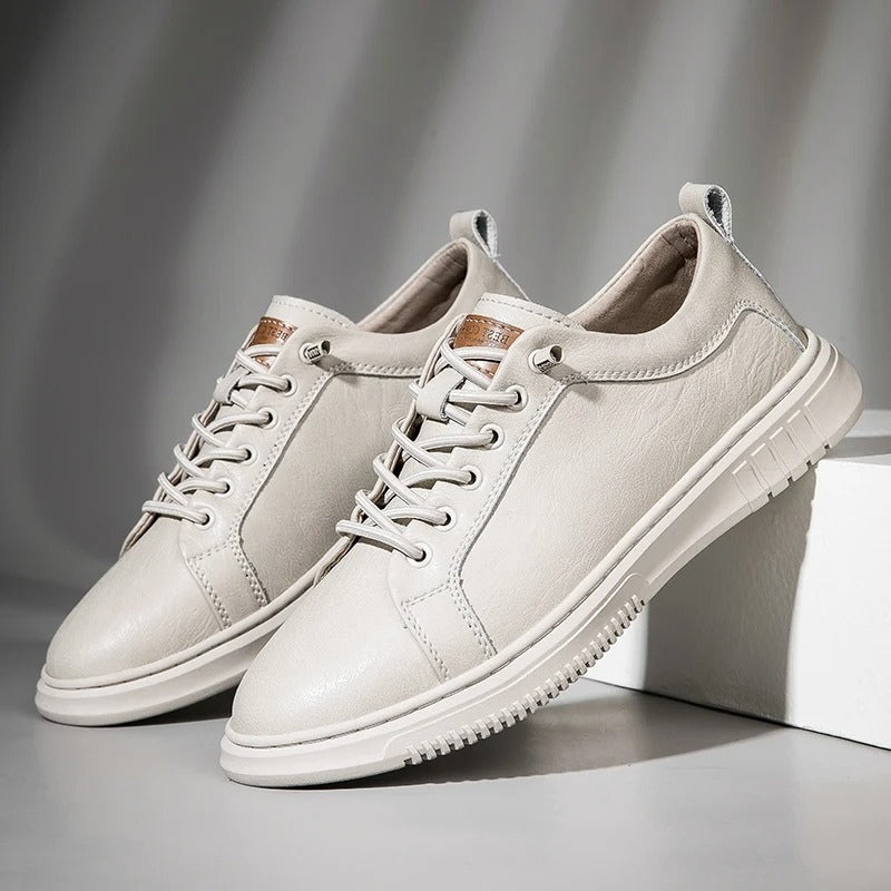 UrbanKicks™ Genuine Leather Sneakers