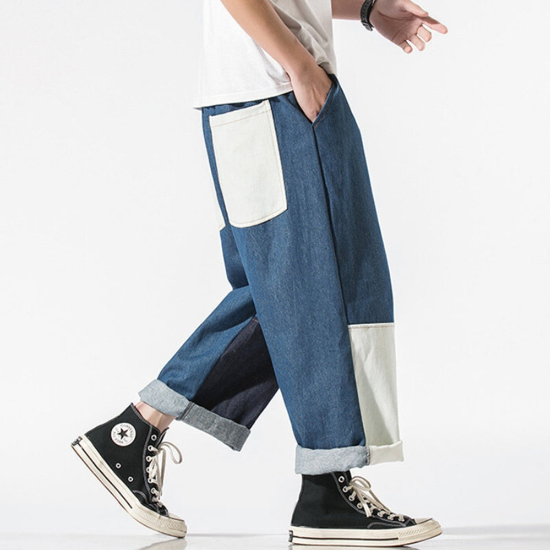 Jackson Patchwork Denim Pants