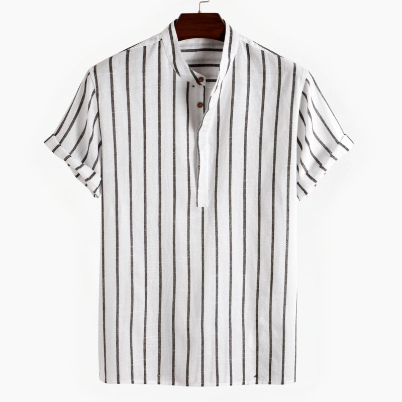 SAINT MORRIS CONTEMPORARY LINEN SHIRT