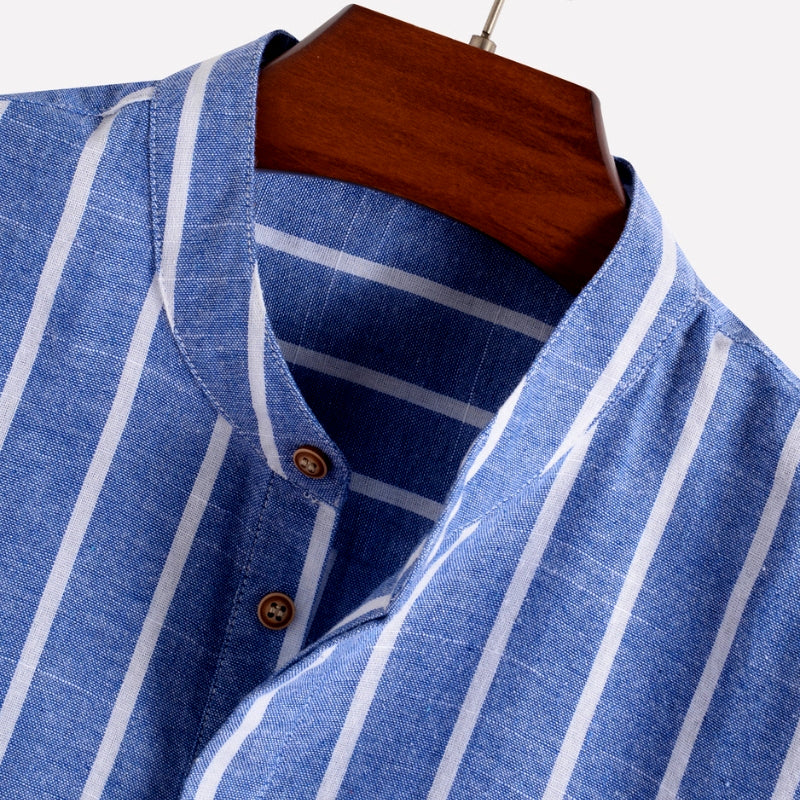 SAINT MORRIS CONTEMPORARY LINEN SHIRT