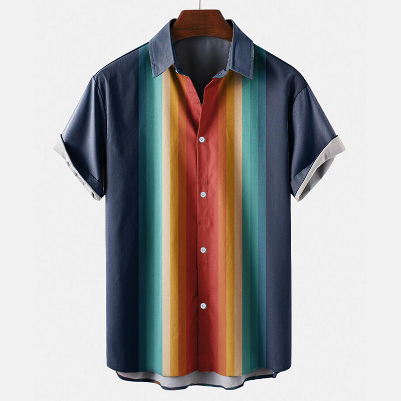 REMY-DOÎR RETRO LINEN BUTTON-DOWN SHIRT