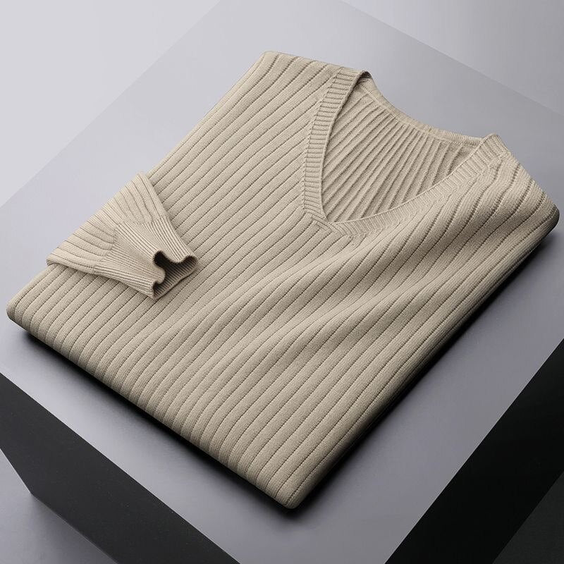 Luther Lightweight V-neck Sweater