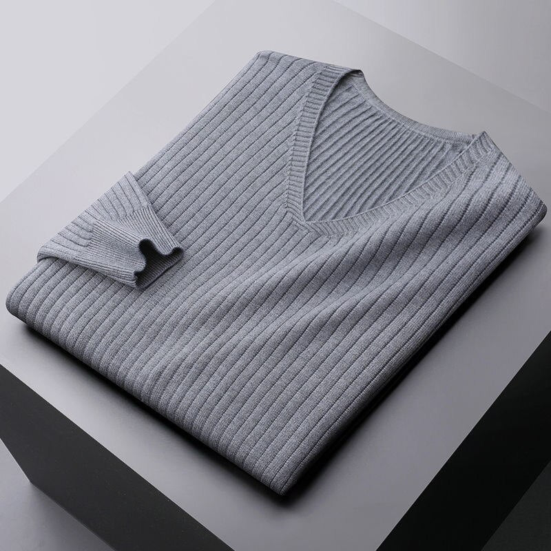 Luther Lightweight V-neck Sweater