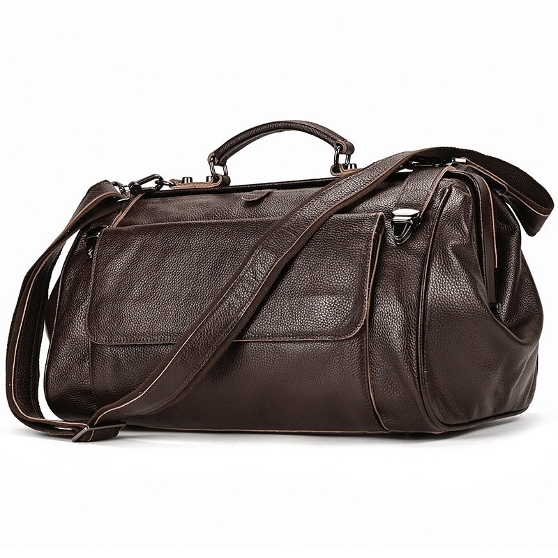 Vinizio Luxurious Leather Duffle Bag