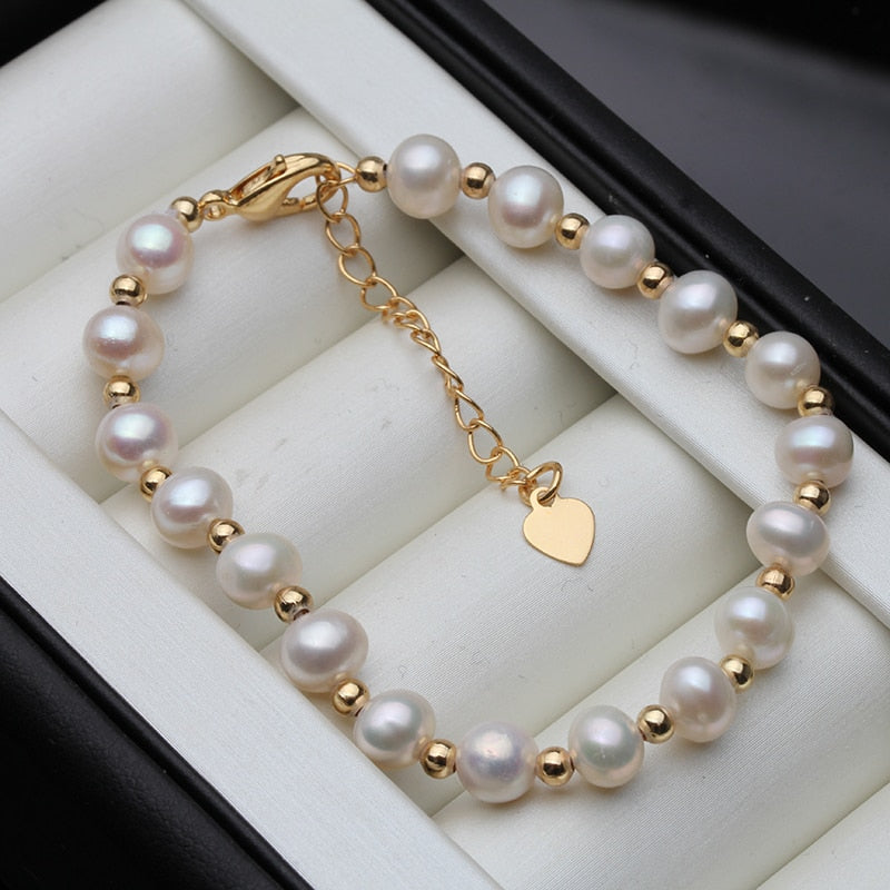 Elena Belccini Pearl Charm Bracelet