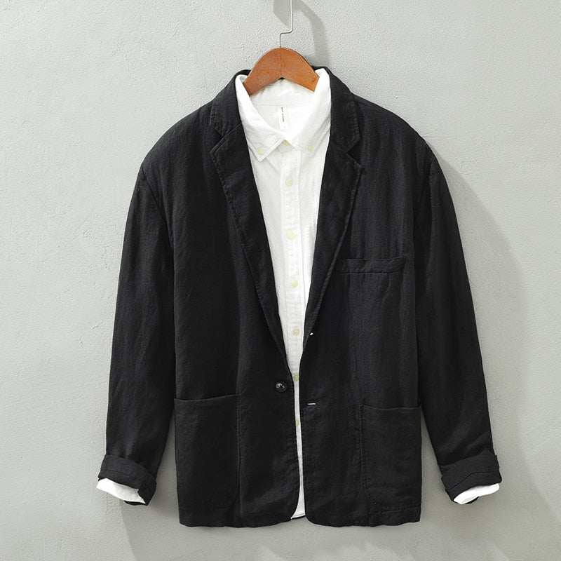 Diot-Milan Breathable Linen Blazer