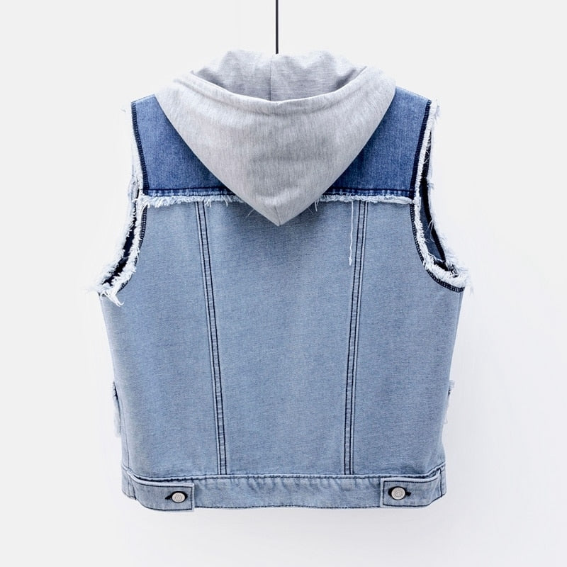 Celeste Edgy Denim Vest