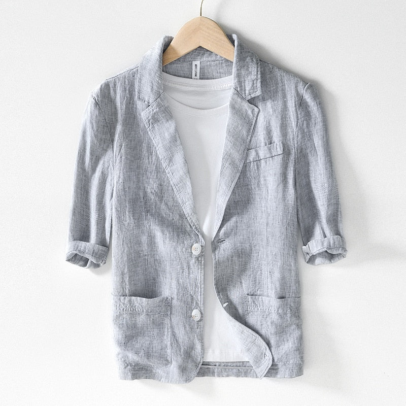 Sebastién Slim Fit Linen Blazer