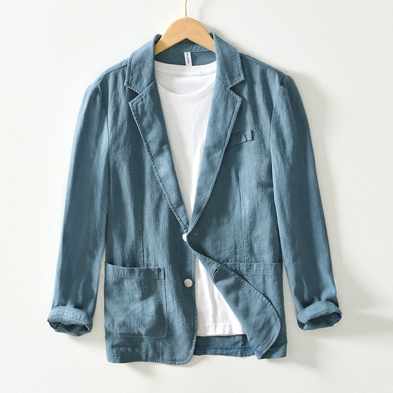 Milano-Caley Classic Linen Blazer