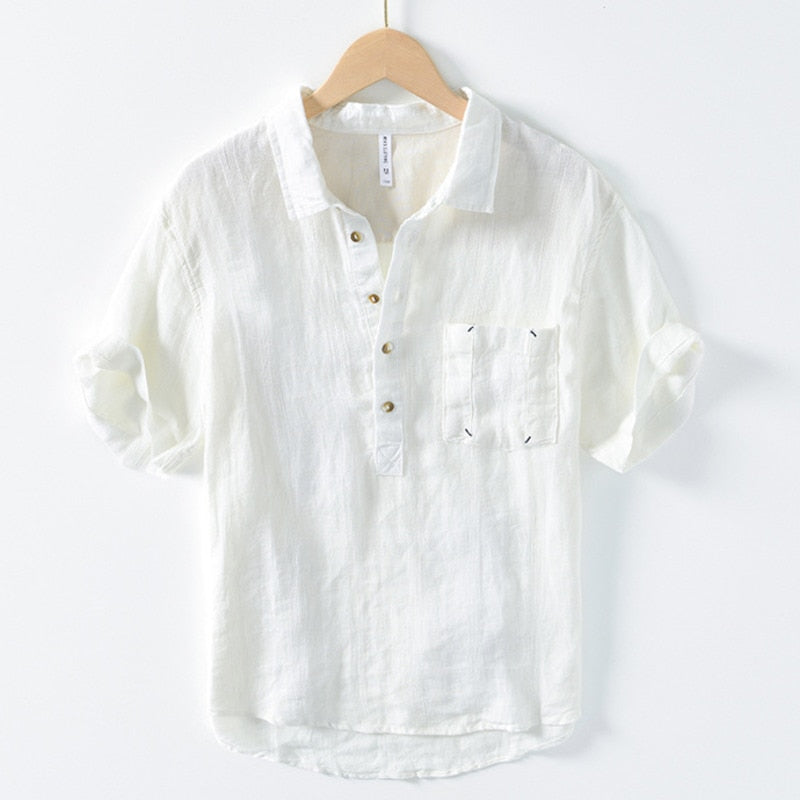 REMY-DOÎR VINTAGE LINEN SHIRT