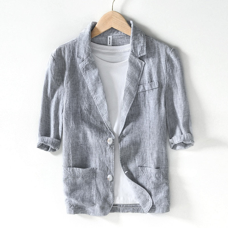 Sebastién Slim Fit Linen Blazer