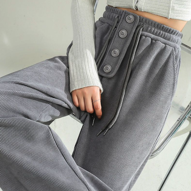 Emilia-Calou Casual Ribbed Sweatpants