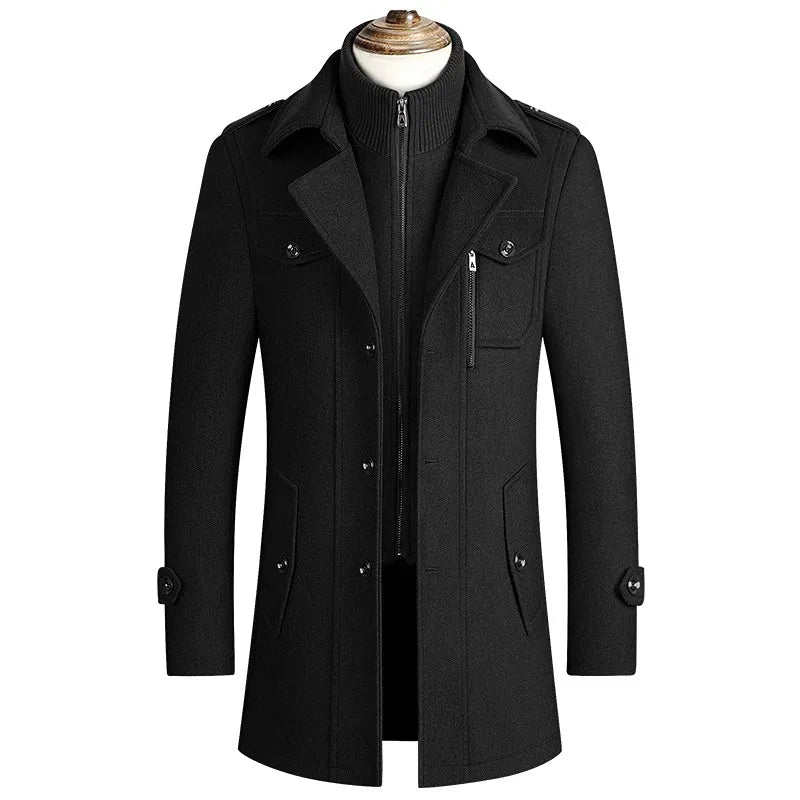 KENT DEVOÎR PRESTIGE VIRGIN WOOL OVERCOAT