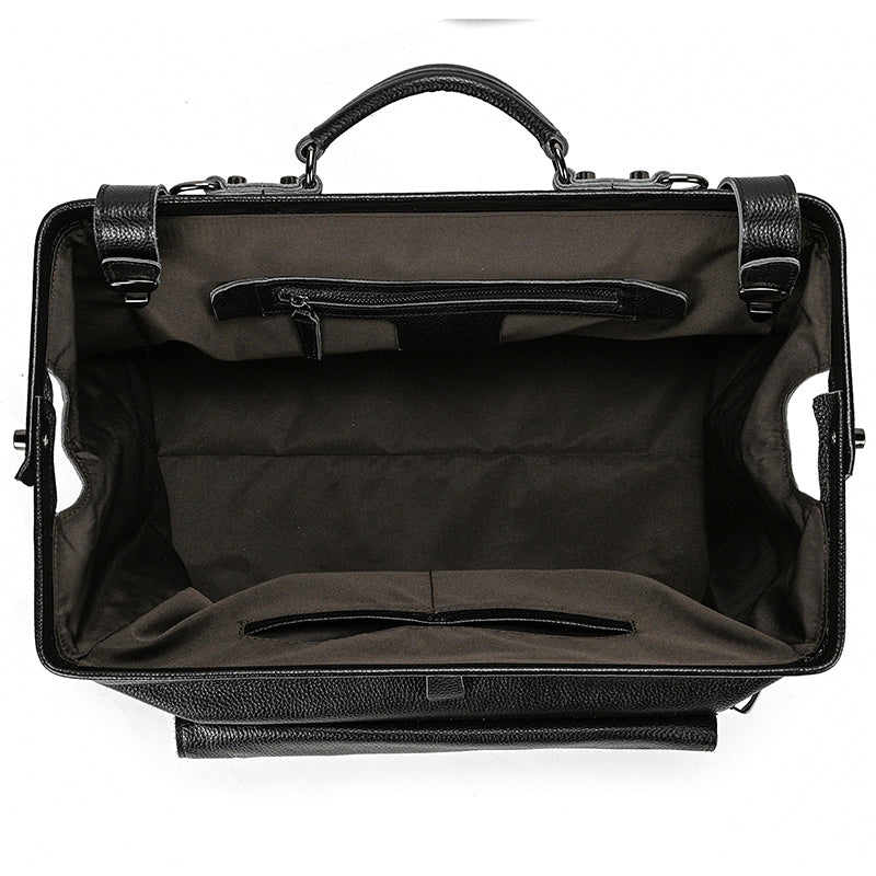 Vinizio Luxurious Leather Duffle Bag