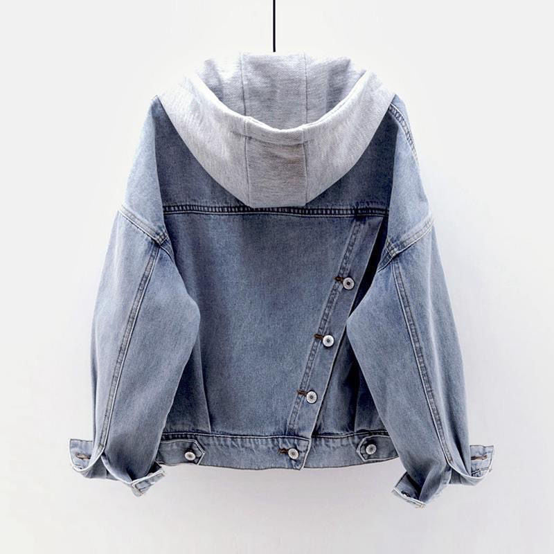 Fallyn Comfy Hooded Denim Jacket