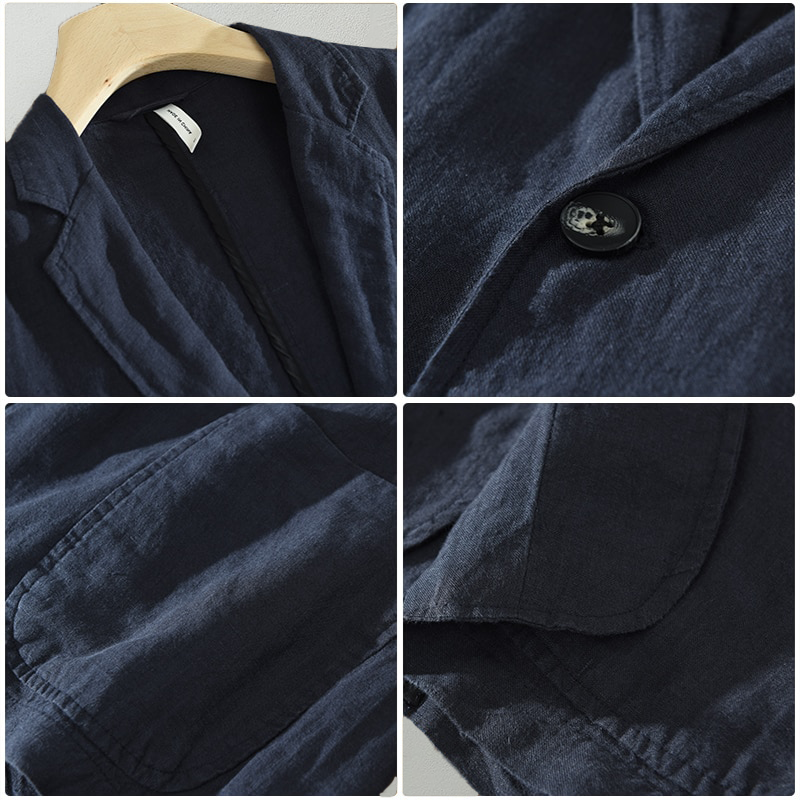 Diot-Milan Breathable Linen Blazer