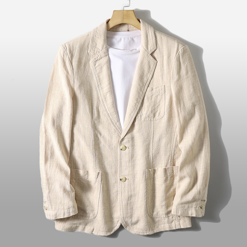 LUCIANNO PREMIUM LINEN BLAZER