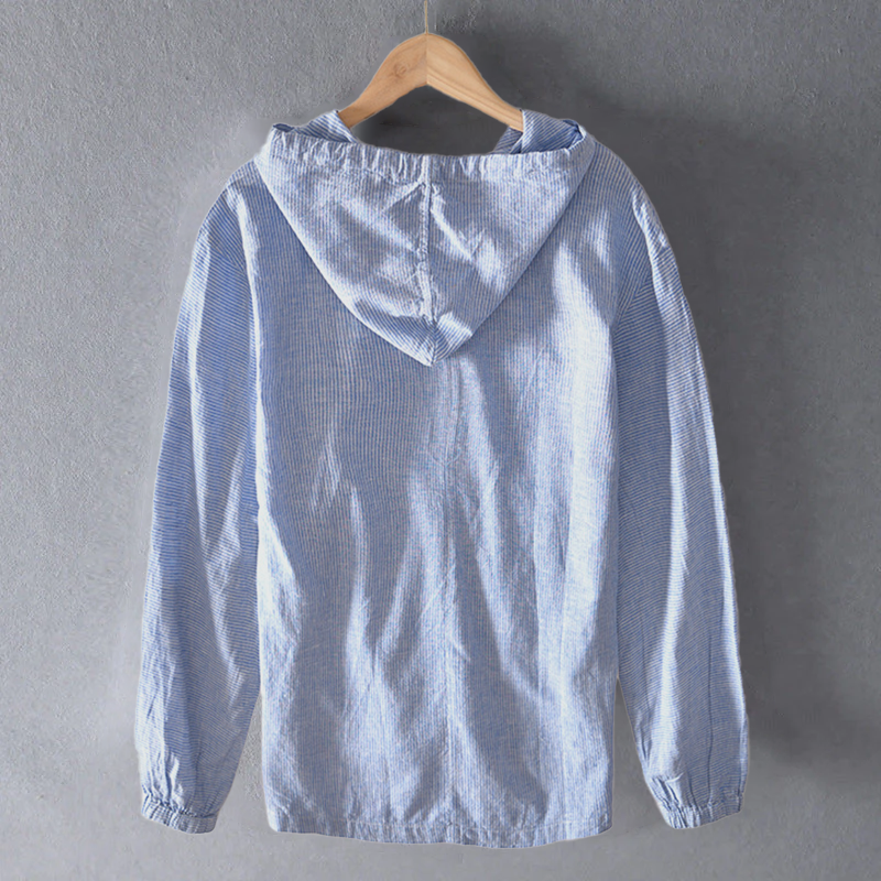 RÉMY-SINCLAIRE HOODED LINEN SHIRT