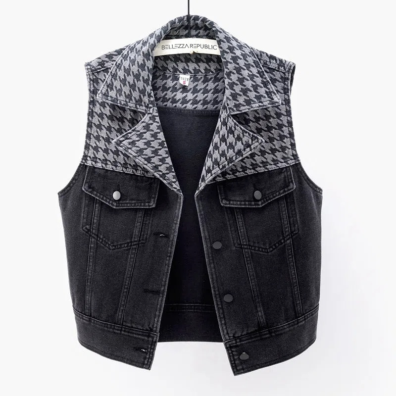 Bella Bliss Edgy Denim Vest