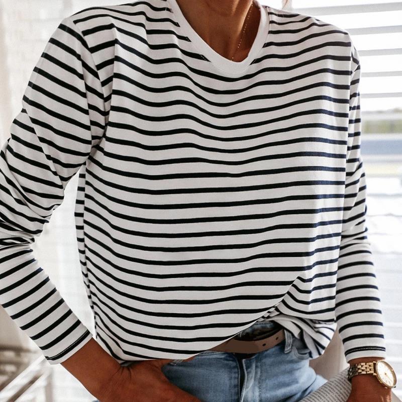 Juliette Elegant Striped Shirt